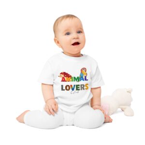 Colorful Animal Lovers Club Baby T-Shirt