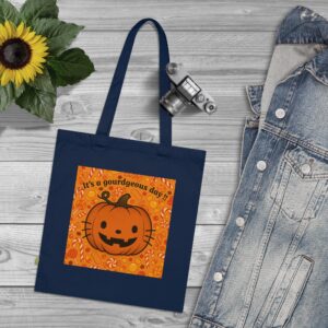 Gourdgeous Pumpkin Halloween Reusable Treat Bag