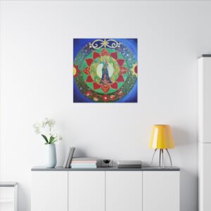 "Earth and Sky" - Eco-friendly Canvas - Spiritual, Zen Art by Annamaria Bartok
