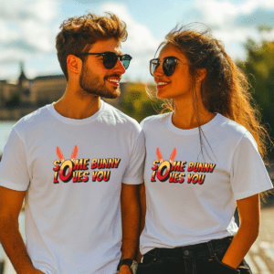 Some Bunny Loves You T-Shirt, Organic, Unisex