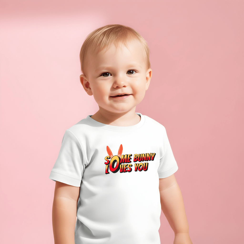 "Some Bunny Loves You" Baby T-Shirt, Infant Tee