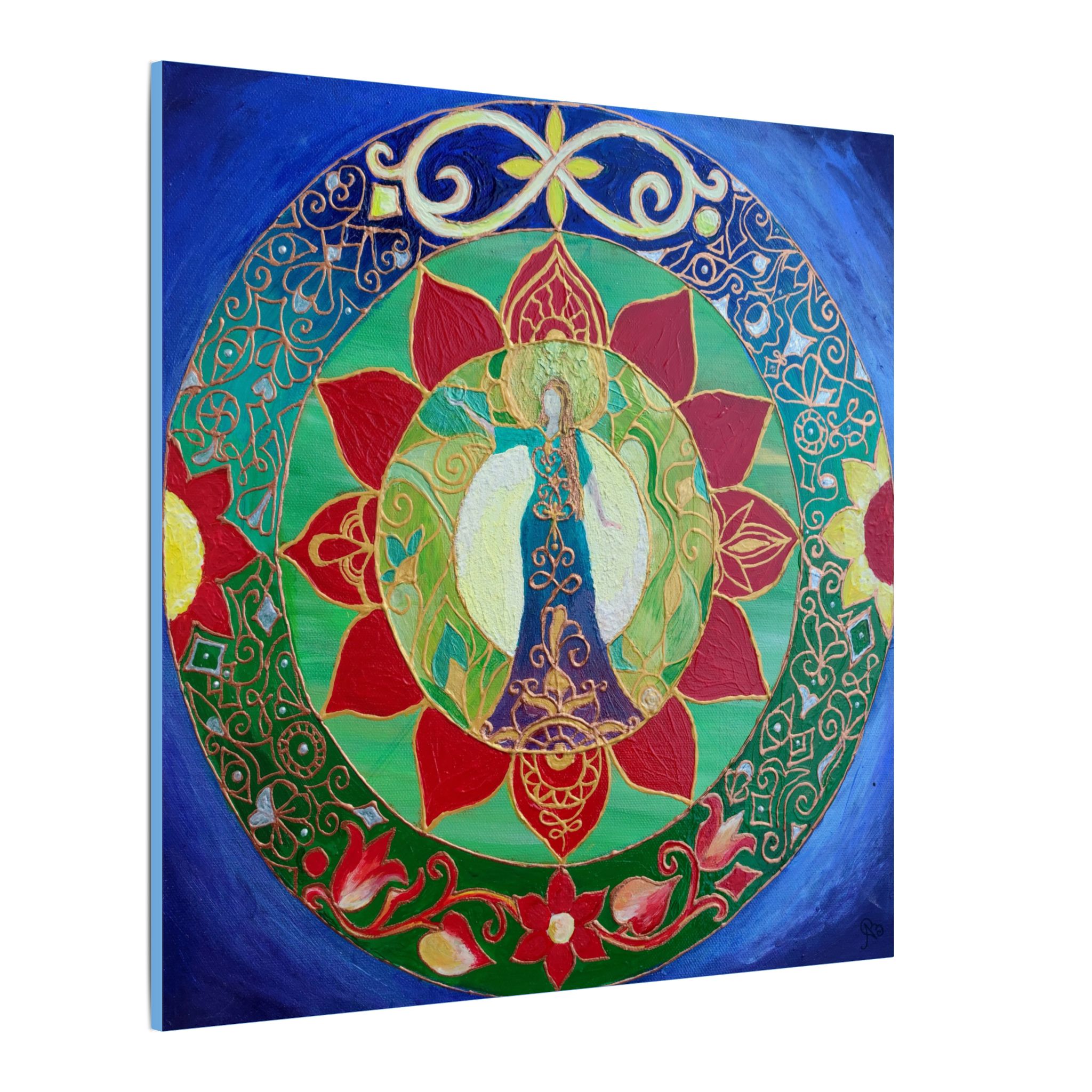 "Earth and Sky" - Eco-friendly Canvas - Spiritual, Zen Art by Annamaria Bartok - Image 3